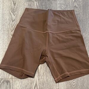 lululemon athletica Brown Bike Shorts